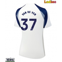 Tottenham Hotspur Micky van de Ven #37 Replica Home Shirt Ladies 2025-26 Short Sleeve